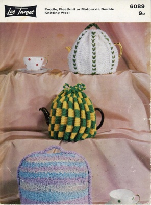 Knitting pattern: Tea Cosies; Lee Target No. 6089; 1960; GWL-2015-94-46