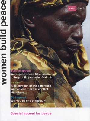Front cover: Special Appeal: Women Build Peace; Peace Direct; GWL-2025-58