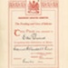 Insert: Certificate awarded by Manchester Education Committee, 1914; GWL-2022-74-1