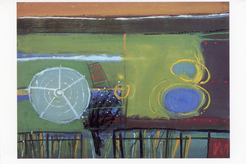 Postcard: The Garden (Balmungo), 1990; Barns-Graham, Wilhelmina; GWL-2022-30-68