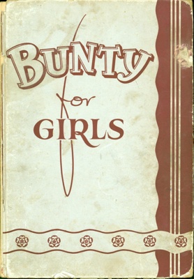 Front cover of Bunty for Girls, with missing flysheet.