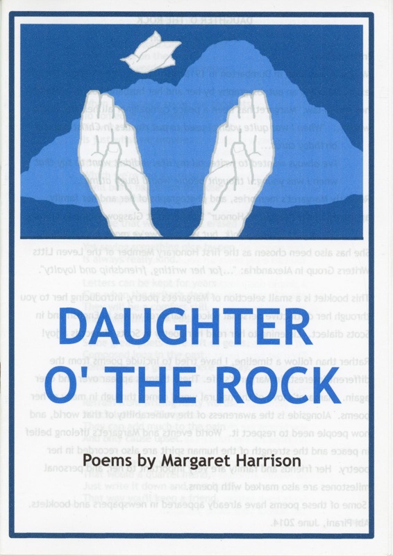 Poetry publication cover: Daughter O' The Rock; Harrison, Margaret; 2014; GWL-2024-32-5