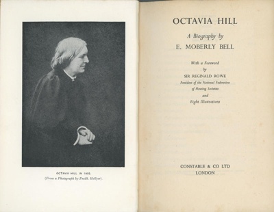 Front page: Octavia Hill: a Biography; Moberly Bell, Enid; 1942-43; GWL-2025-85-3