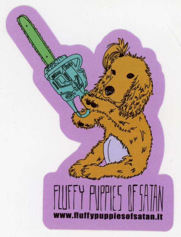 Sticker: Fluffy Puppies of Satan; Fluffy Puppies of Satan; c.2010s; GWL-2025-118-67