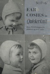 Knitting pattern: Ear Cosies; P&B Wools No. 507; GWL-2016-95-25