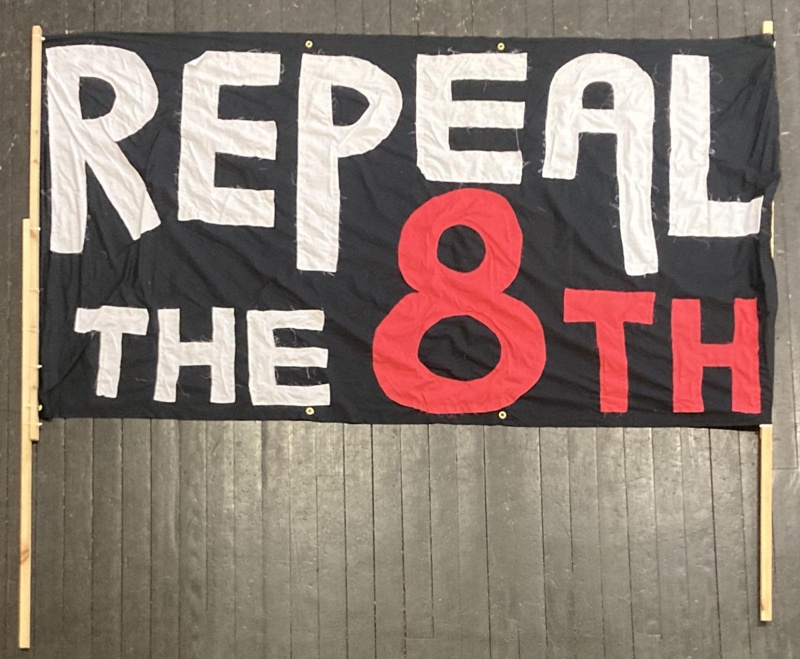 Banner: Repeal the 8th; Burke, Cathal; 2017; GWL-2019-21-1