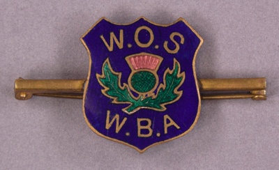 Badge: West of Scotland WBA; Women's Bowling Association; GWL-2012-26-2