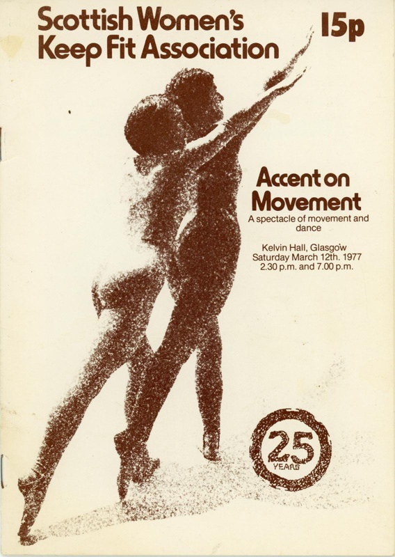 Programme cover: Accent on Movement; Scottish Women's Keep Fit Association; 1977; GWL-2019-15-1-5