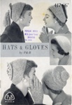 Knitting patterns: Hats & Gloves; P&B Wools No. 417; GWL-2015-94-4