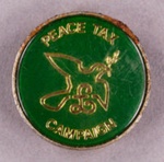 Badge: Peace Tax Campaign; 1980s; GWL-2015-111-54