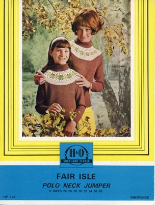 Knitting pattern: Polo Neck Jumper; Home and Overseas Marketing Co (Textiles) Ltd; GWL-2022-15-5