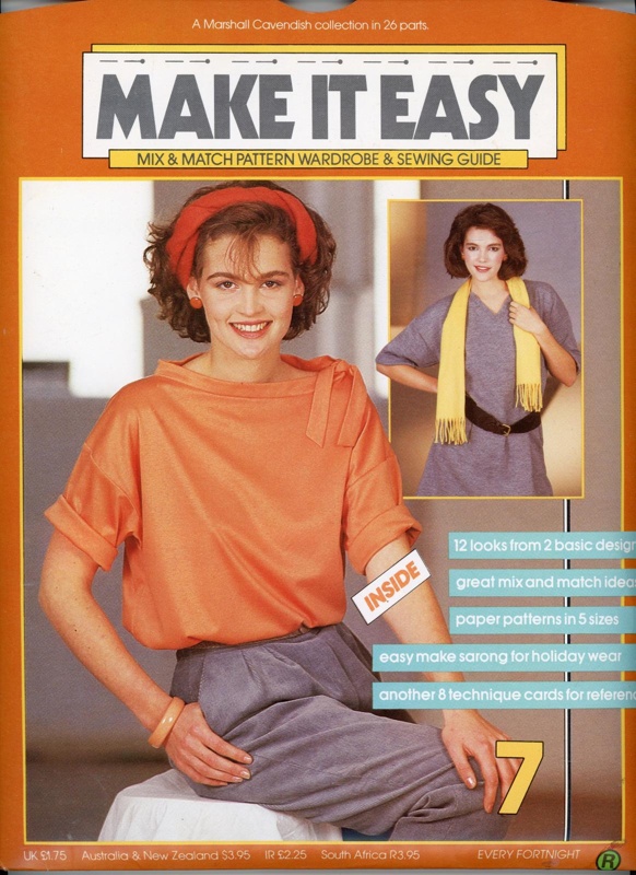 Sewing pack front: Make It Easy 7; Marshall Cavendish Ltd; 1984; GWL-2024-12-4