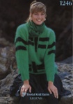 Knitting pattern: Legend Sweater; Tootal Knit Yarns No. 1246; GWL-2021-4-35