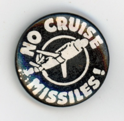 Badge: No Cruise Missiles; c.1980s; GWL-2015-112-5