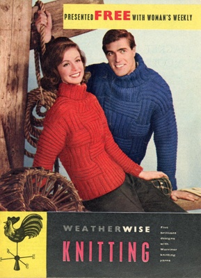 Magazine pull-out: Weatherwise Knitting; Woman's Weekly; 1963; GWL-2015-34-116