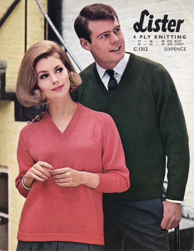 Knitting pattern: Lady's and Man's Sweater; Lister & Co Ltd; GWL-2022-15-7