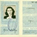 Inside of travel ID card belonging to Agnes Conway, Glasgow