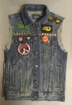 Sleeveless Denim Jacket; Auld Reekie Roller Girls; GWL-2022-50-4