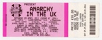Ticket front: Anarchy in the UK; London Roller Derby; 2011; GWL-2025-118-48