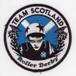Patch: Team Scotland; Team Scotland Roller Derby; c.2010s; GWL-2025-119-3