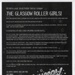 Flyer reverse: Be Your Own Hero; Glasgow Roller Derby; GWL-2020-22-17