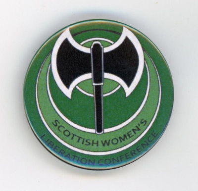 Badge: Scottish Women's Liberation Conference; 1977; GWL-2015-13