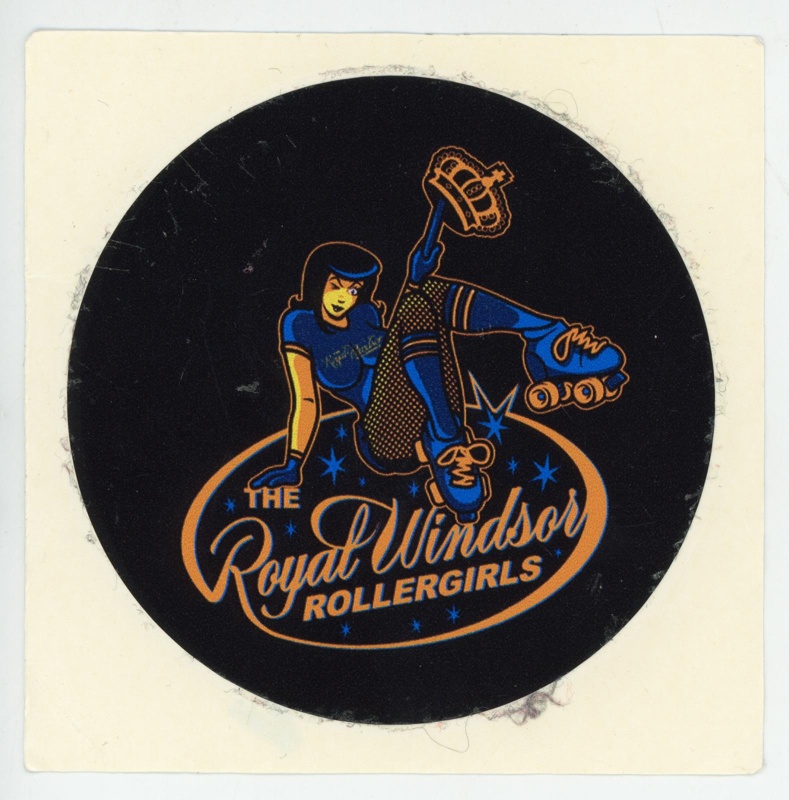 Sticker: The Royal Windsor Rollergirls; Royal Windsor Roller Derby; 2007-18; GWL-2025-118--33