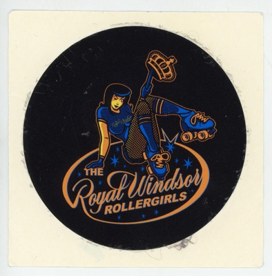 Sticker: The Royal Windsor Rollergirls; Royal Windsor Roller Derby; 2007-18; GWL-2025-118--33