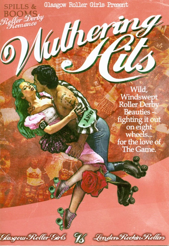 Cover of Roller Derby programme for "Wuthering Hits" 