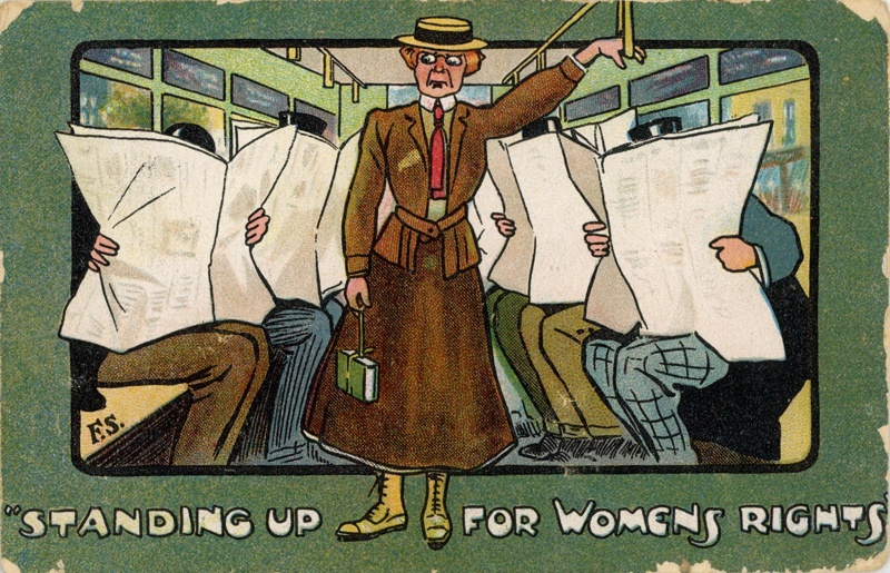 Postcard: Standing Up for Women's Rights; The London View Co Ltd; GWL-2010-68