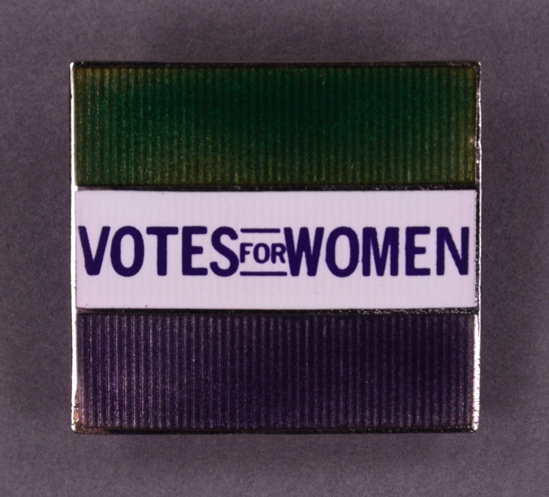 Badge: Votes for Women; GWL-2013-51-2