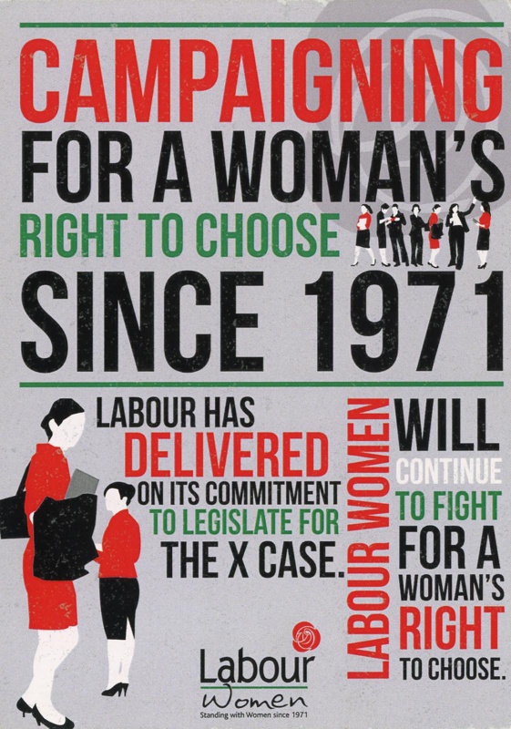 Flyer: Campaigning for a Woman's Right To Choose Since 1971; Labour; c.2016-17; GWL-2022-152-39