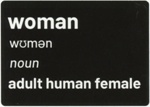 Sticker: Woman ~ Adult Human Female; c.2023; GWL-2023-110-8