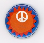 GWL-2015-112-30: Badge: CND symbol and sun; c.1980s