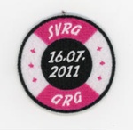 Patch: SVRG ~ GRG; Stuttgart Valley Roller Derby; 2011; GWL-2020-23-5