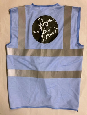 Vest: Glasgow Slow Down; Donachie, Jacqueline; 2014; GWL-2016-16-1-3