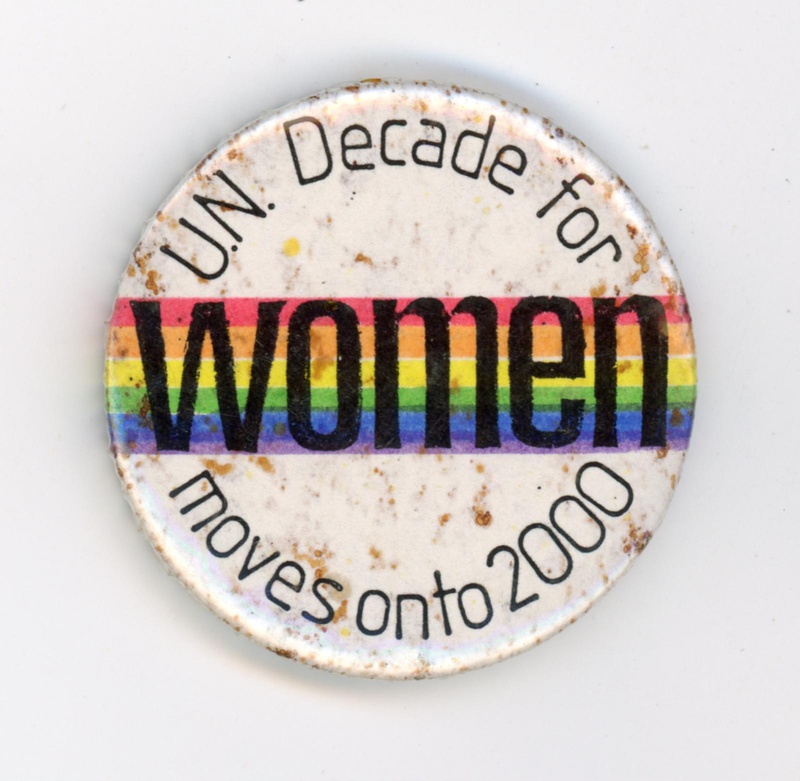 Badge: UN Decade for Women moves onto 2000; GWL-2015-111-44