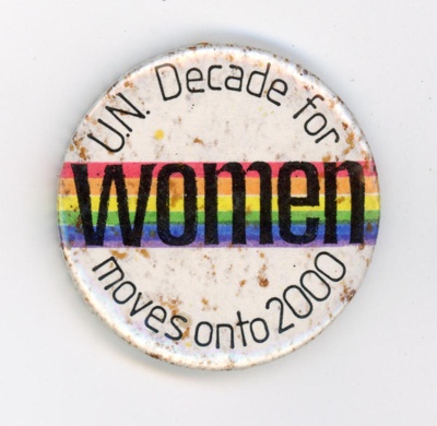 Badge: UN Decade for Women moves onto 2000; GWL-2015-111-44