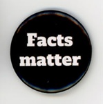 Badge: Facts matter; CILIP Information Literacy Group; GWL-2019-67-3