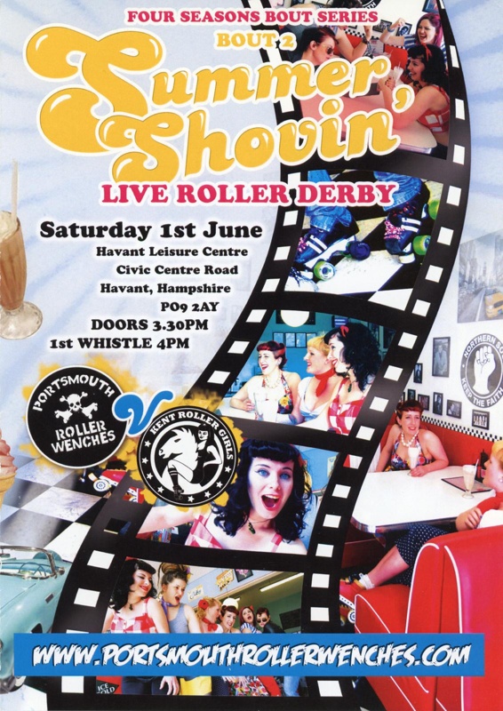 Programme: Summer Shovin'; Portsmouth Roller Wenches; 2013; GWL-2022-120-5