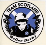 Sticker: Team Scotland Roller Derby; GWL-2019-59-8