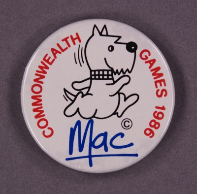 Badge: Commonwealth Games; 1986; GWL-2013-60-2