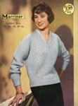 Knitting pattern: V Neck Sweater; R.V. Marriner Ltd; 1959; GWL-2022-15-13
