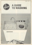 Leaflet cover: A Guide To Washing; Hoover Ltd; GWL-2021-38-2