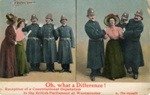 GWL-2026-25-4: Postcard front: Oh, what a Difference!; c.1911 GWL-2026-25-4: Postcard front: Oh, what a Difference!; c.1911