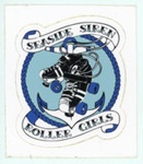 Sticker: Seaside Siren Roller Girls; Seaside Siren Roller Girls; 2009-18; GWL-2025-118-35 Sticker: Seaside Siren Roller Girls; Seaside Siren Roller Girls; 2009-18; GWL-2025-118-35