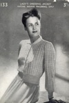 Knitting pattern: Lady's Dressing Jacket; Patons & Baldwins Knitwear Fashions No. 133; GWL-2016-159-45