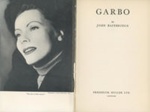Title page: Garbo; Bainbridge, John; 1955; GWL-2025-87-2