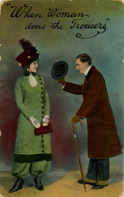 Postcard: When Woman dons the Trousers; Millar & Lang Ltd; GWL-2022-26-15