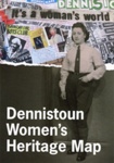 Booklet cover: Dennistoun Women's Heritage Map; Glasgow Women's Library; 2024; GWL-2024-53-2